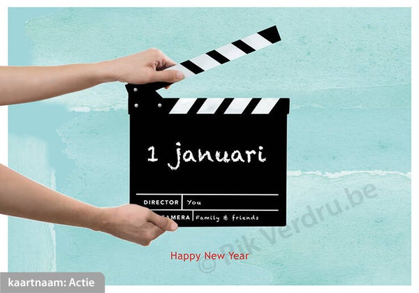 Kerst- & Nieuwjaarskaart: Actie