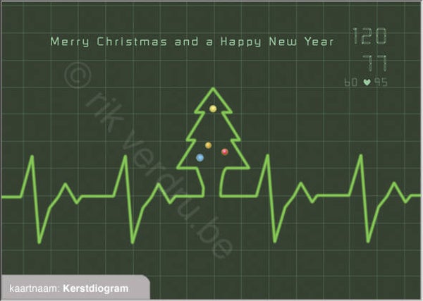 Kerst- & Nieuwjaarskaart: Kerstdiogram