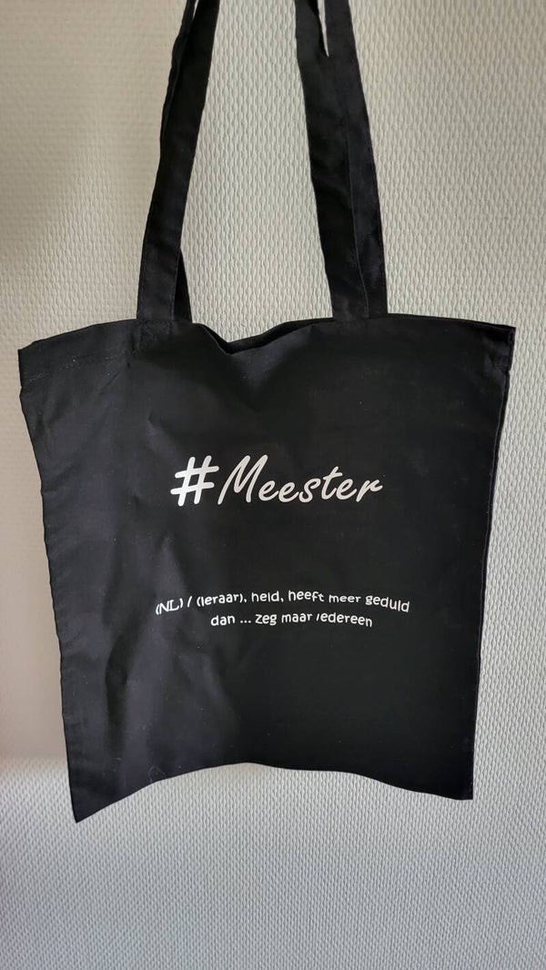 Tote Bag – #Meester Definitie
