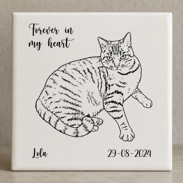 Herinneringstegeltje Huisdier – Forever In My Heart