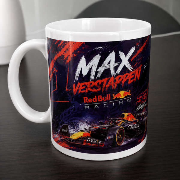 Max Verstappen Racing Mok - Uniek Formule 1 Design