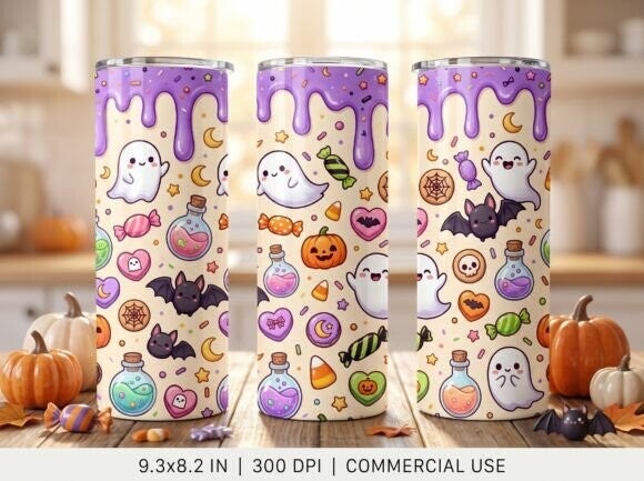 Schattige Halloween Tumbler