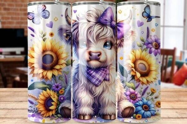 Highland Cow Tumbler