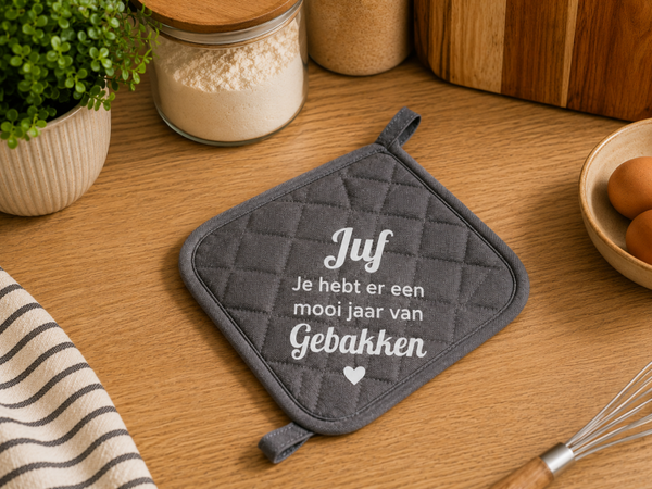 Pannenlap - Juf of meester, je hebt er een mooi jaar van gebakken