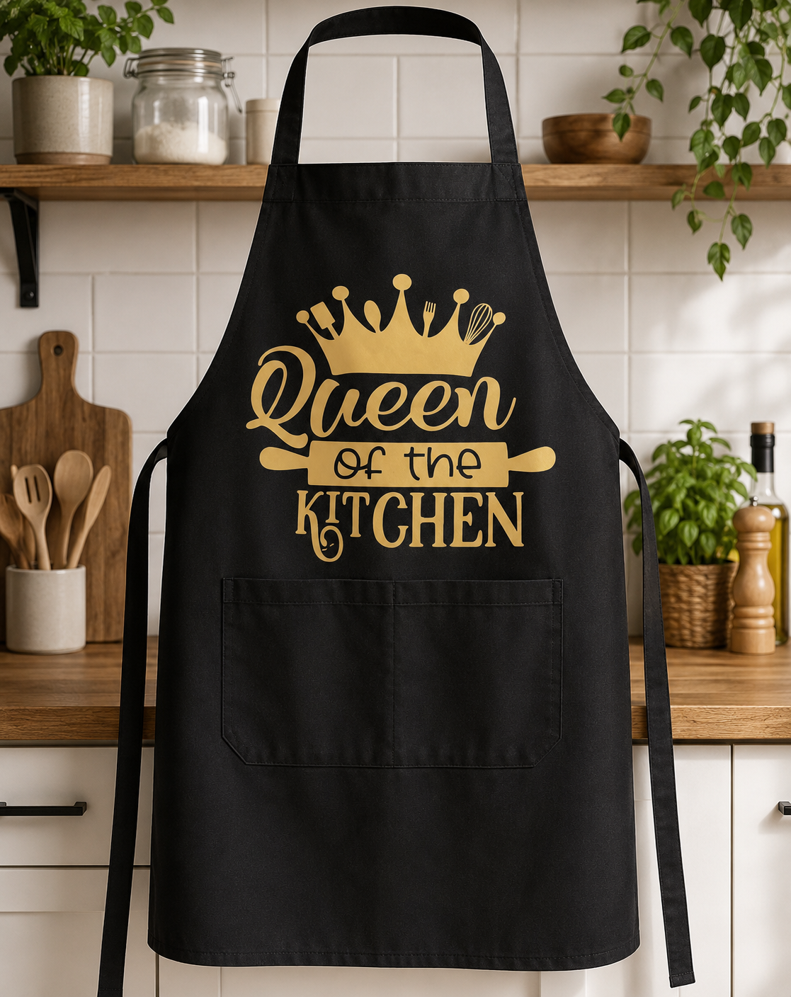 Queen of the kitchen keukenschort - Voor keuken queens