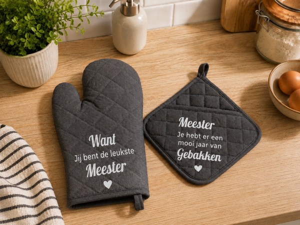 Ovenwant | Juf & Meester Cadeauset