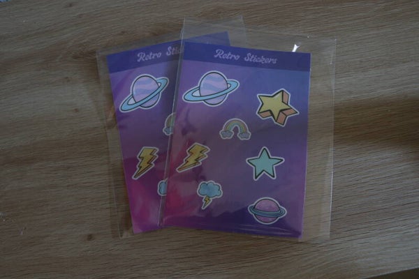 Retro Stickervel