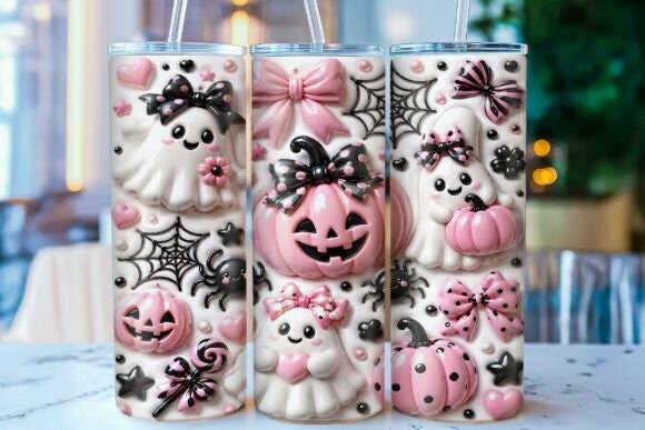Inflated Coquette Ghost Tumbler