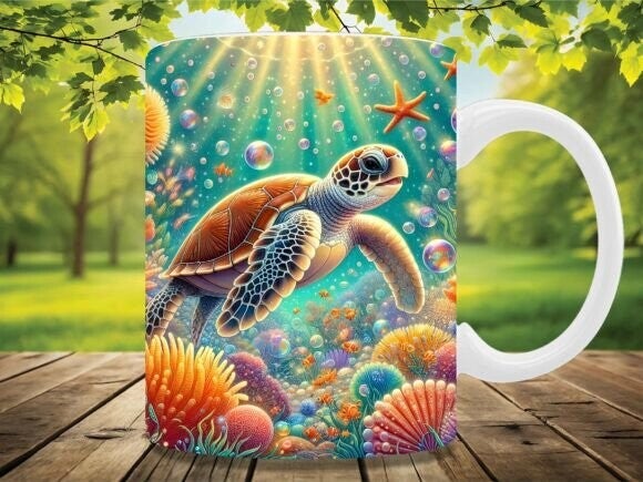 Sunbeam Ocean Sea Turtle