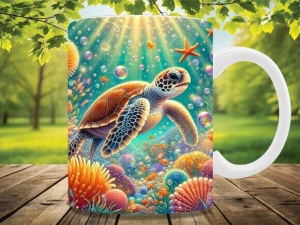 Sunbeam Ocean Sea Turtle