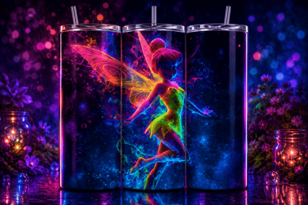 Tinker Bell Neon Glow Tumbler