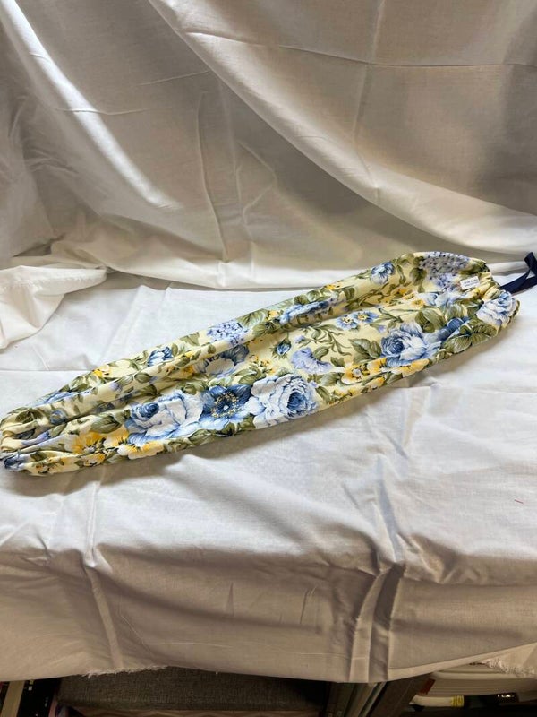 Blue and Yellow Bag Holder for Plastic Bags