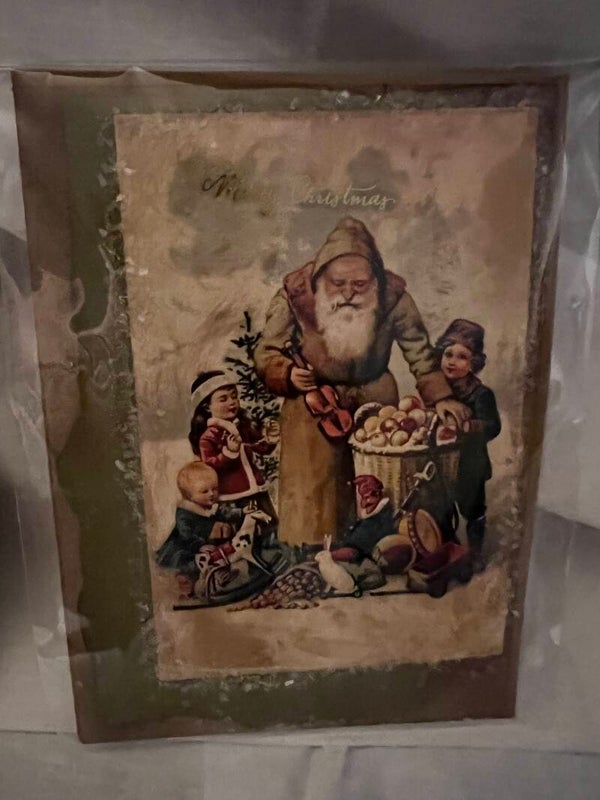 4 Pack Christmas Cards Handmade