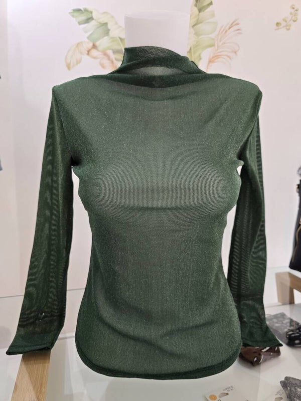 Maglia Velata Glitter