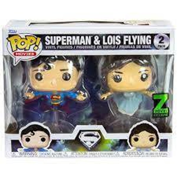 Funko Pop! Superman & Lois Flying 2-pack - Funko zavvi Exclusive Movies Grail