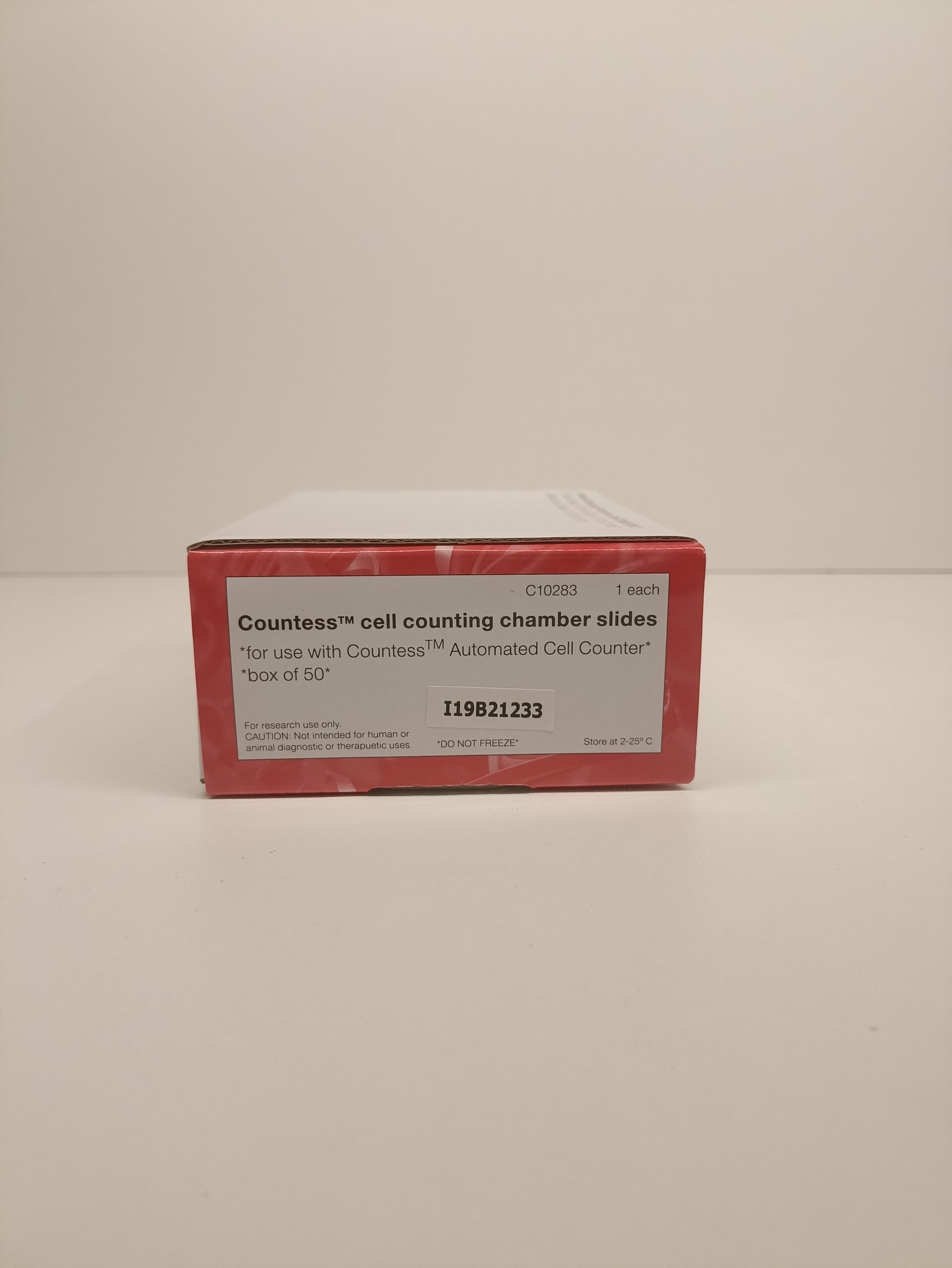 Lames de chambre de comptage de cellules Countess