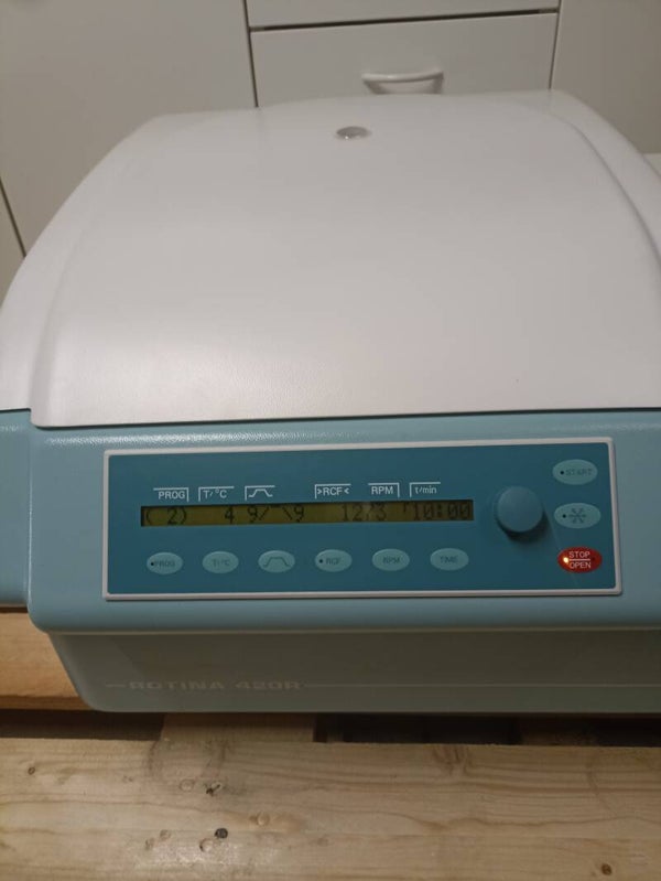 Centrifugeuse de paillasse Rotina 420 R - Hettich
