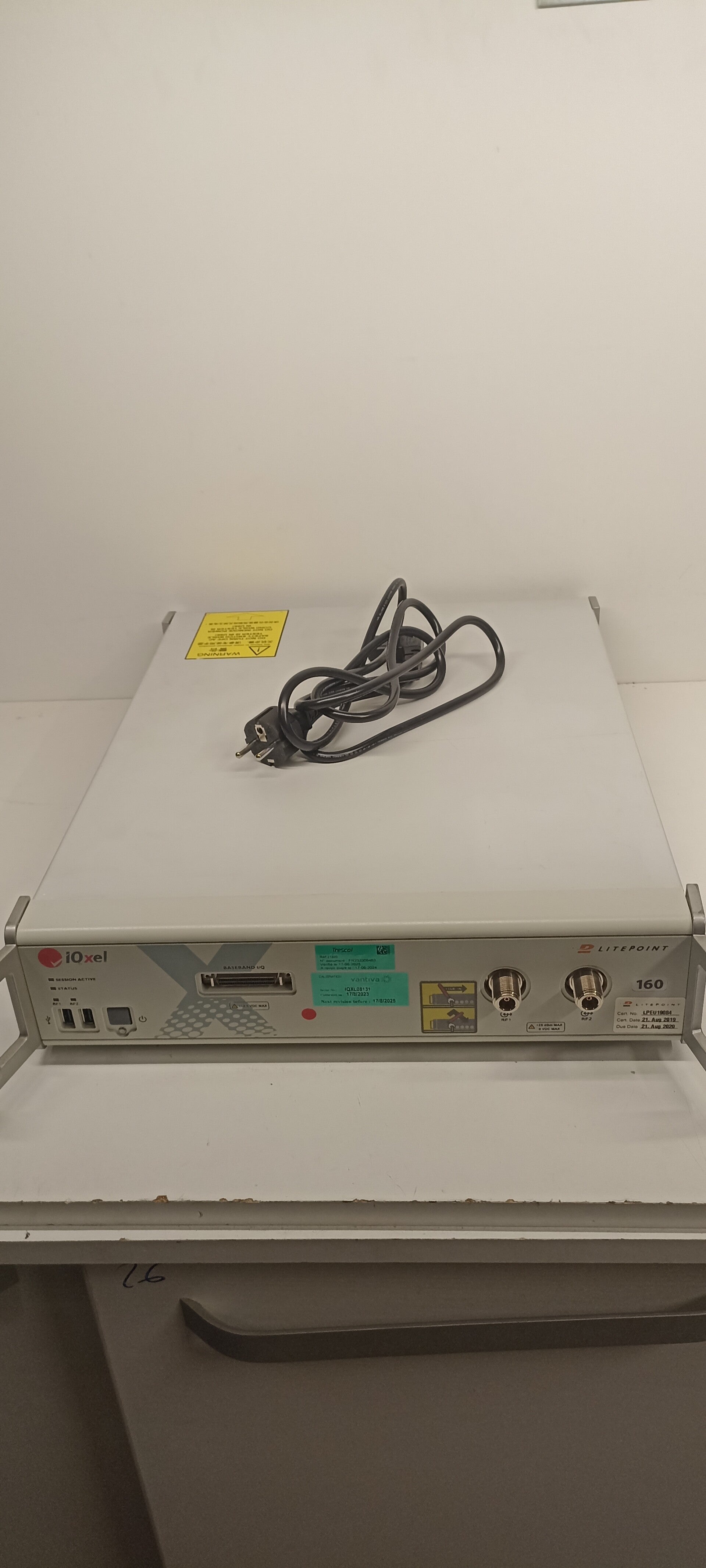 système de test de connectivité sans fil LitePoint iQxel-160.