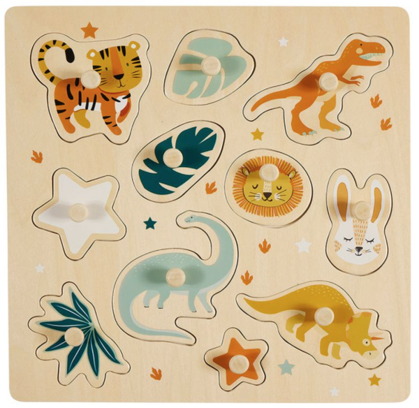 Puzzle 'jungle' en bois