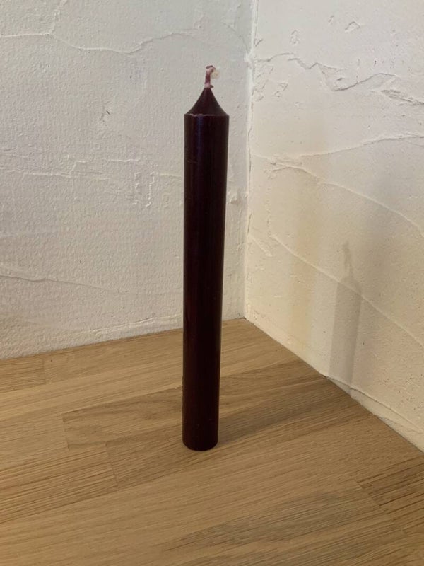 Bougie flambeau Aubergine