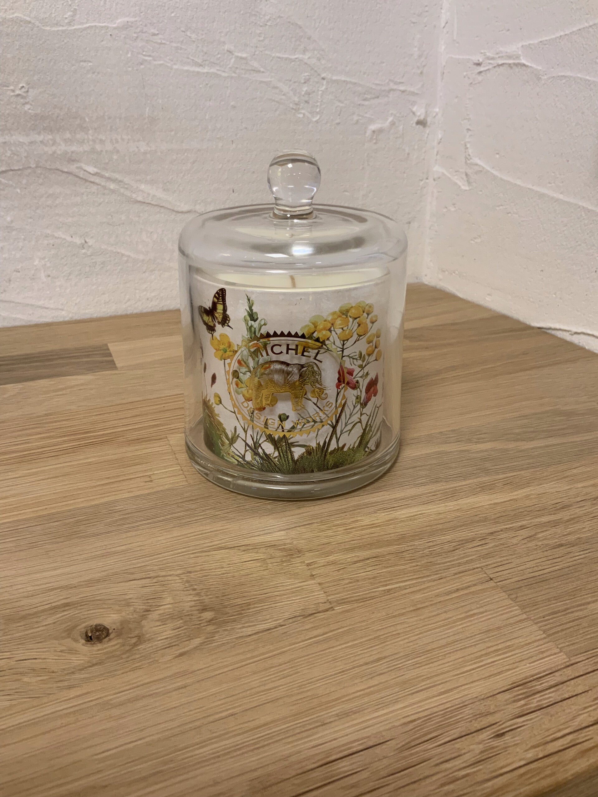 Bougie parfumée sous cloche Allée de jardin