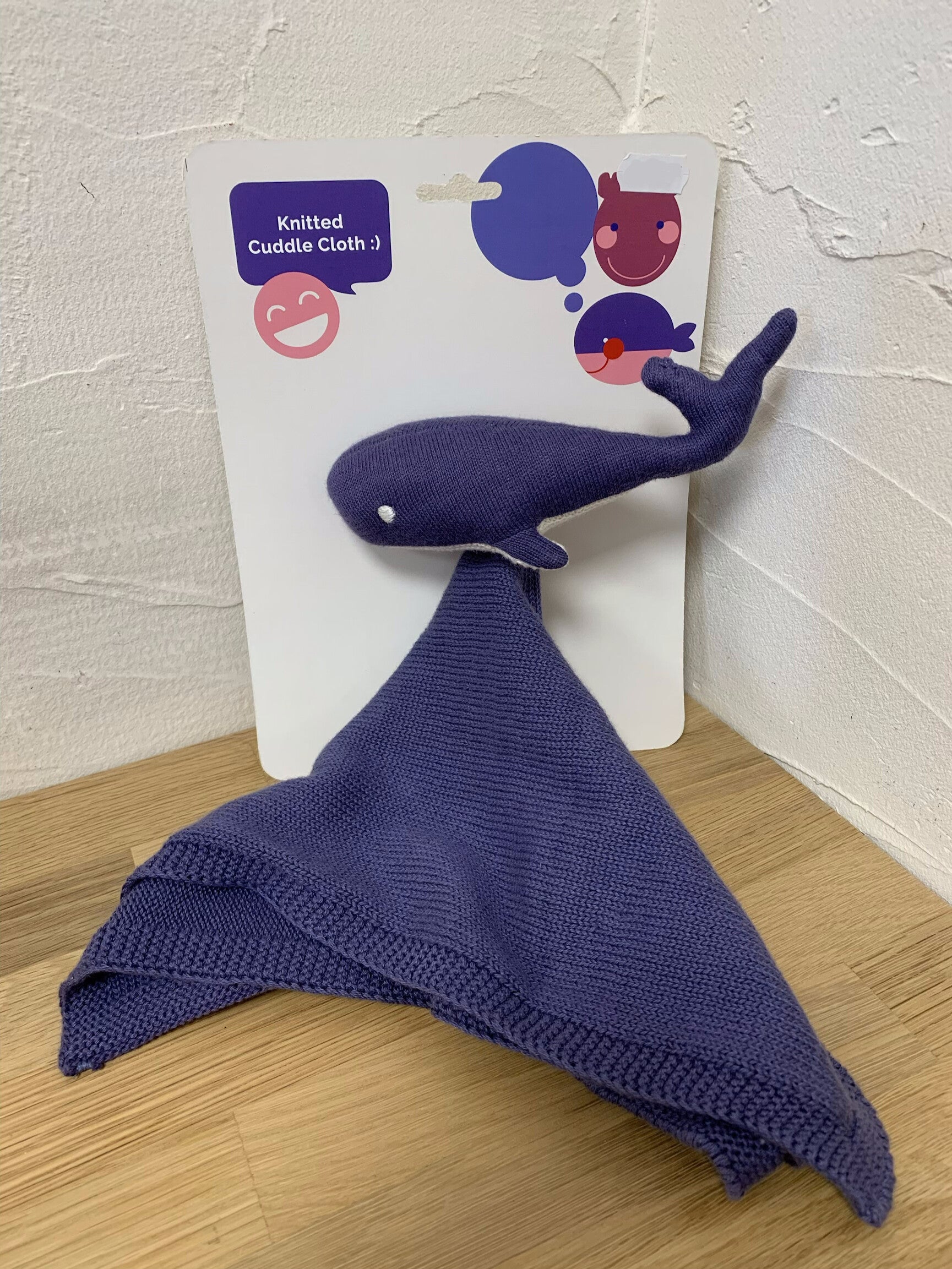 Doudou baleine bleue
