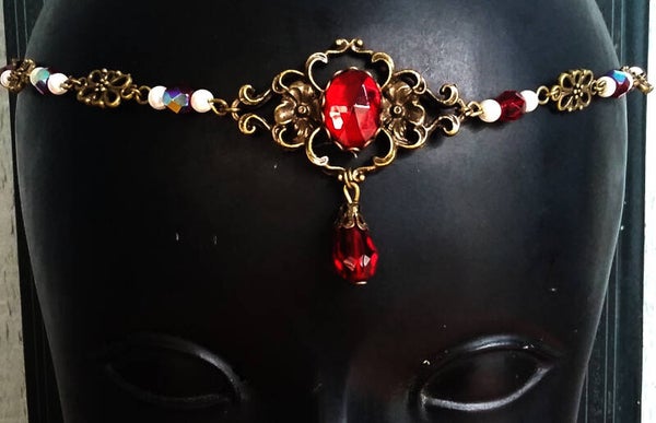 diadème ajustable , collier 2 en 1