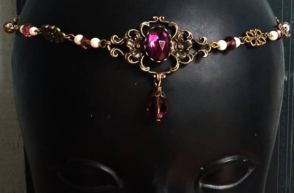 diadème ajustable , collier 2 en 1