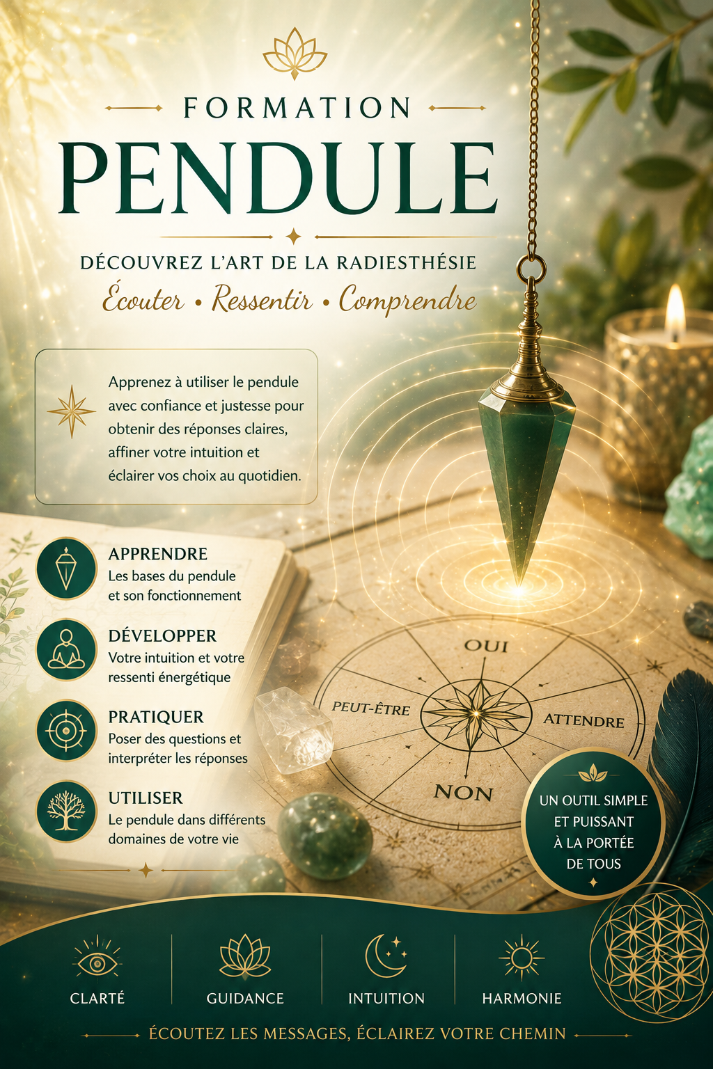 Pendule 3 fois 2H de 14H - 16H
