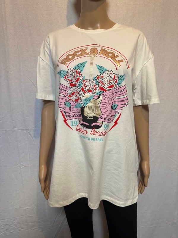 Rock Tee - Wit