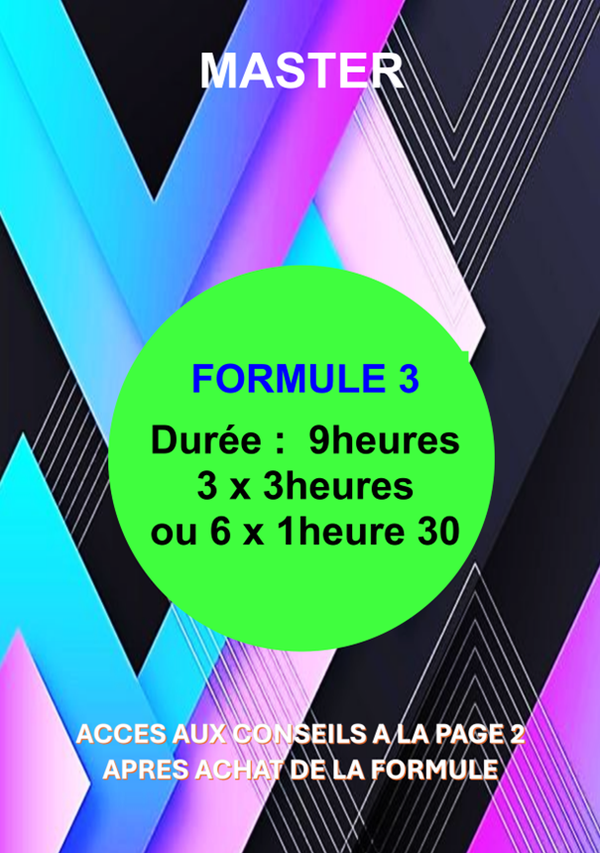 MASTER - FORMULE 3