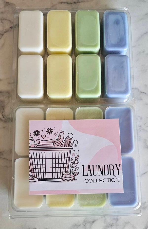 Laundry Collection – Mixed Wax Melt Box (8 Pieces)