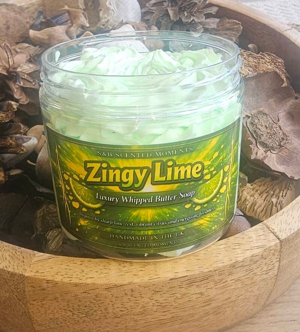 Zingy Lime Whipped Butter Soap
