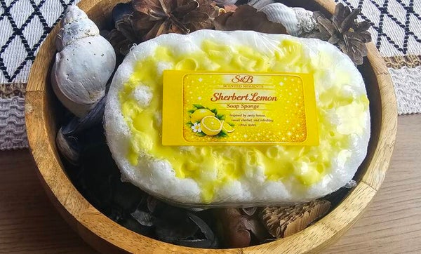 Sherbert Lemon Soap Sponge