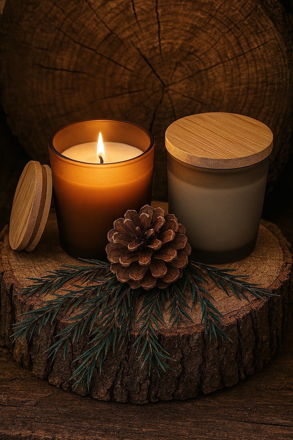 Snow Pixie Candle in a frosted 150g jar