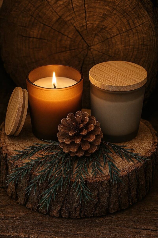 Snow Pixie Candle in a frosted 150g jar