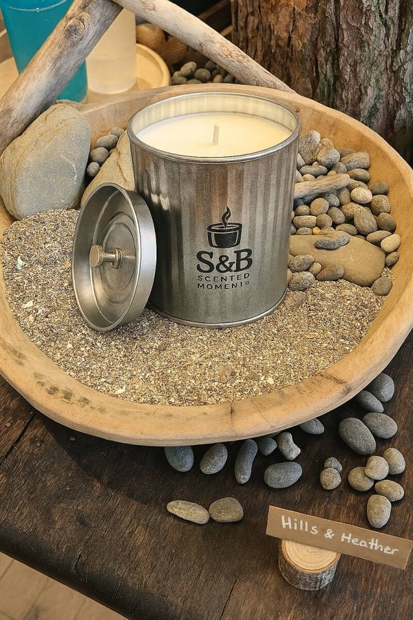 Creed Green Tweed inspired – 270g Luxury Soy Wax Candle in this amazing looking tin with lid
