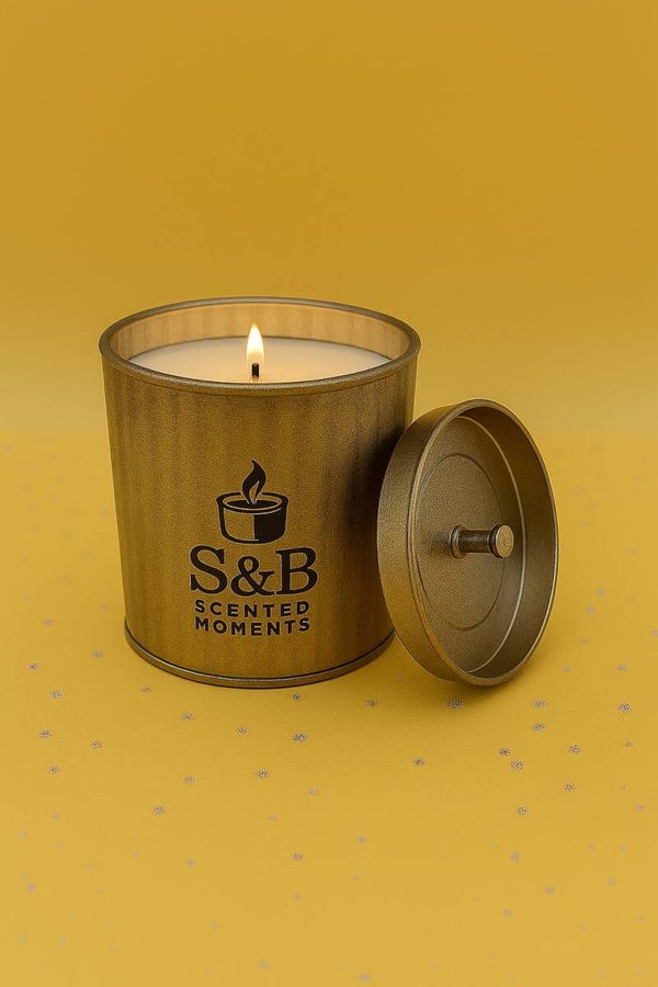 Inspired by Savage – 270g Luxury Soy Wax Candle in this amazing looking tin with lid
