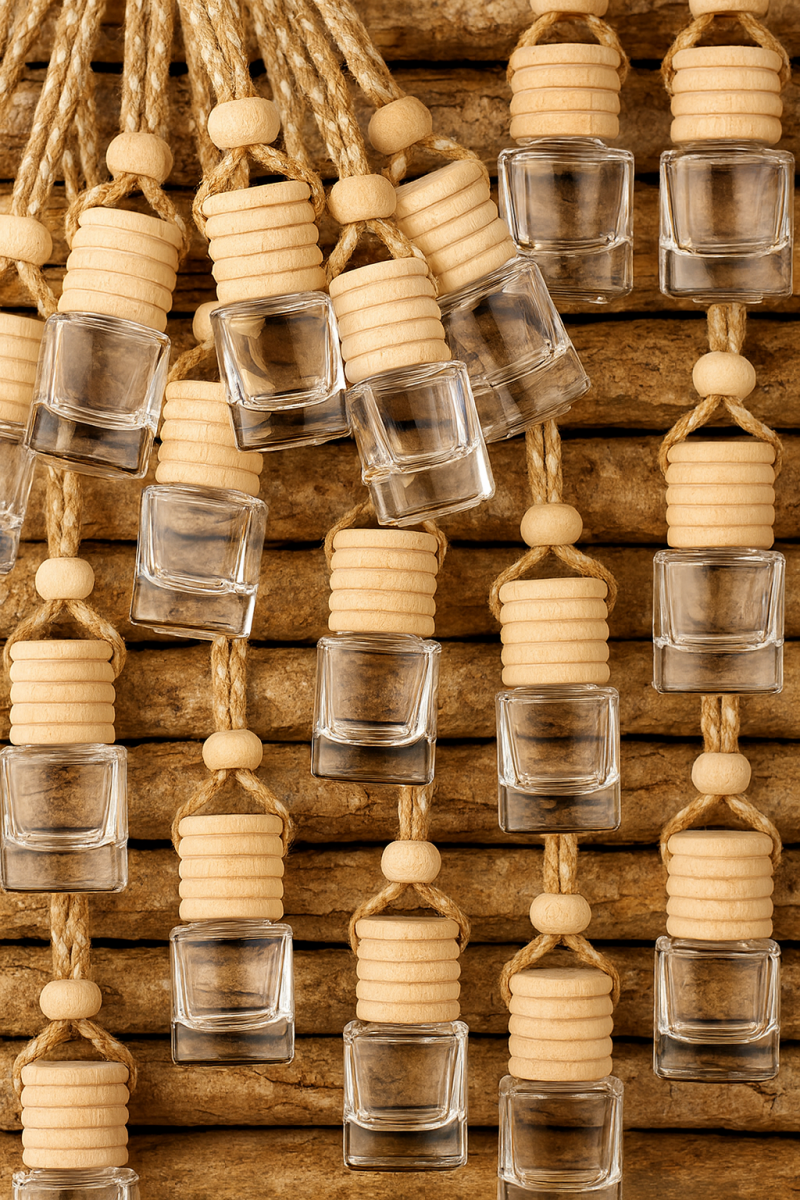 Arabian Musk -  Clear Round Hanging or vent clip Car Air Fresheners 7ml