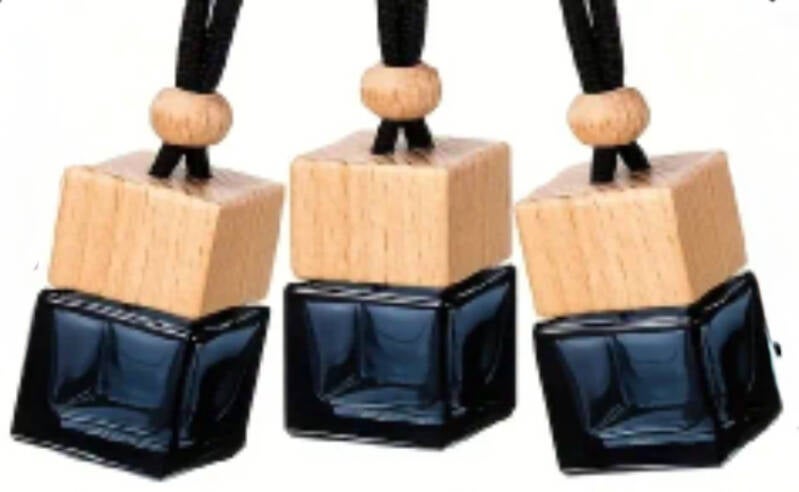 Arabian Musk - Blue Square Handmade Hanging or vent clip Car Air Freshener