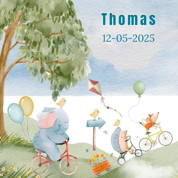 Kleintje fiets vriendjes