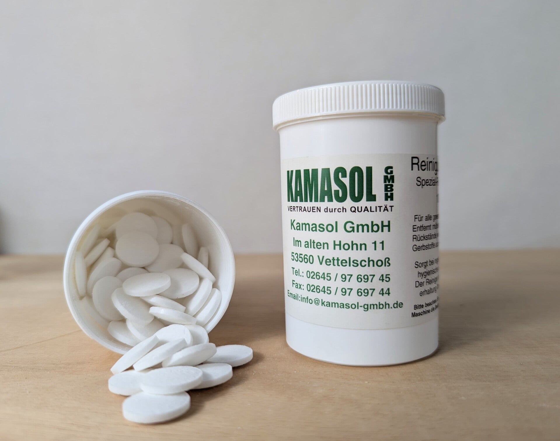 KAMASOL GmbH Reinigungstabletten 1,3g - 100 STÜCK