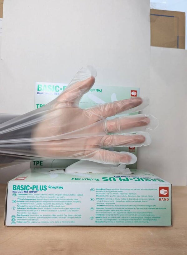 MED COMFORT Basic-Plus Revolution TPE-Handschuhe - 200 Stück