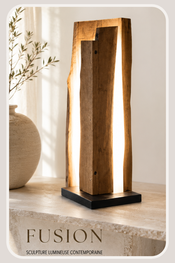Fusion Sculpture lumineuse Boreal Glow