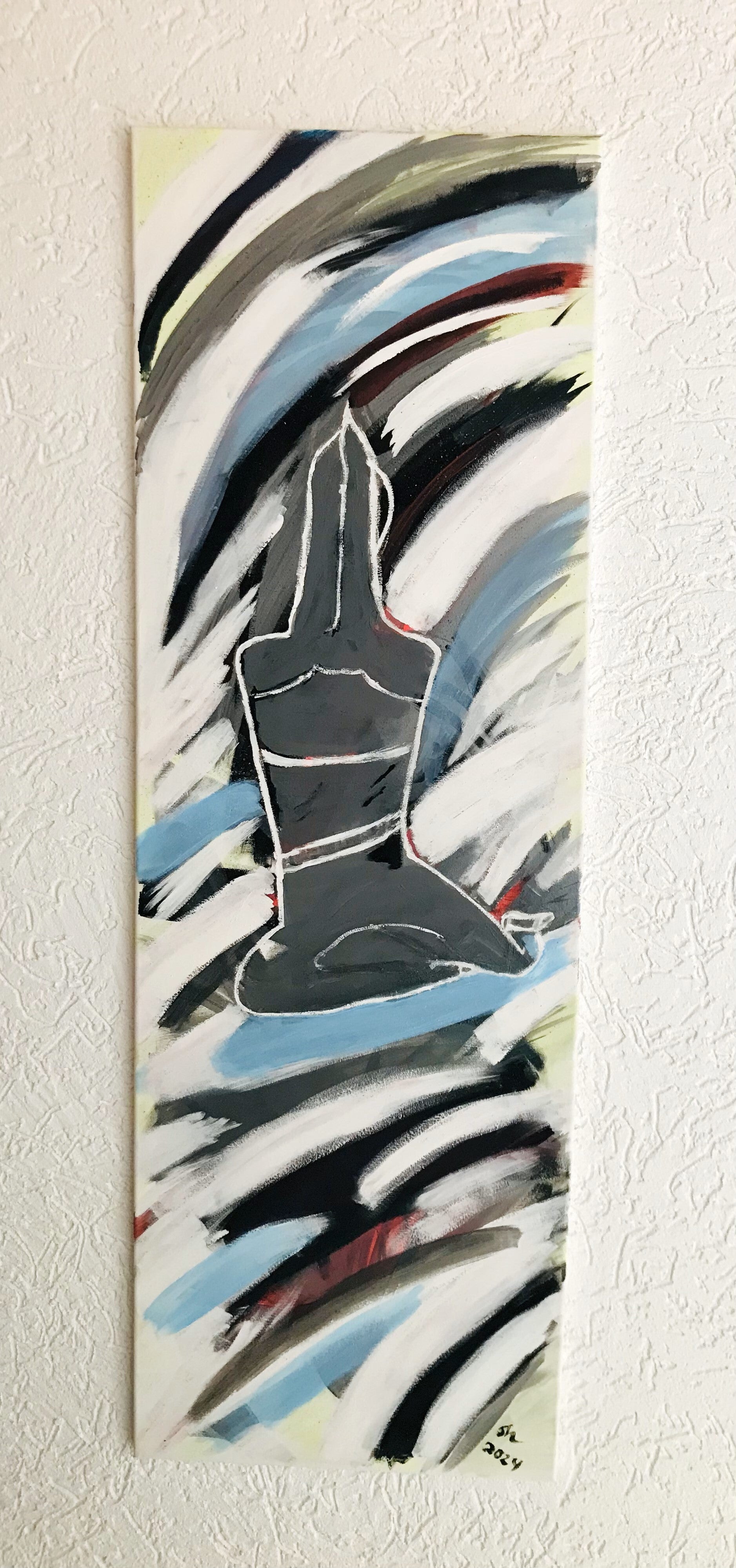 Designer Bild auf Leinwand.  yog@muse " Einklang"
