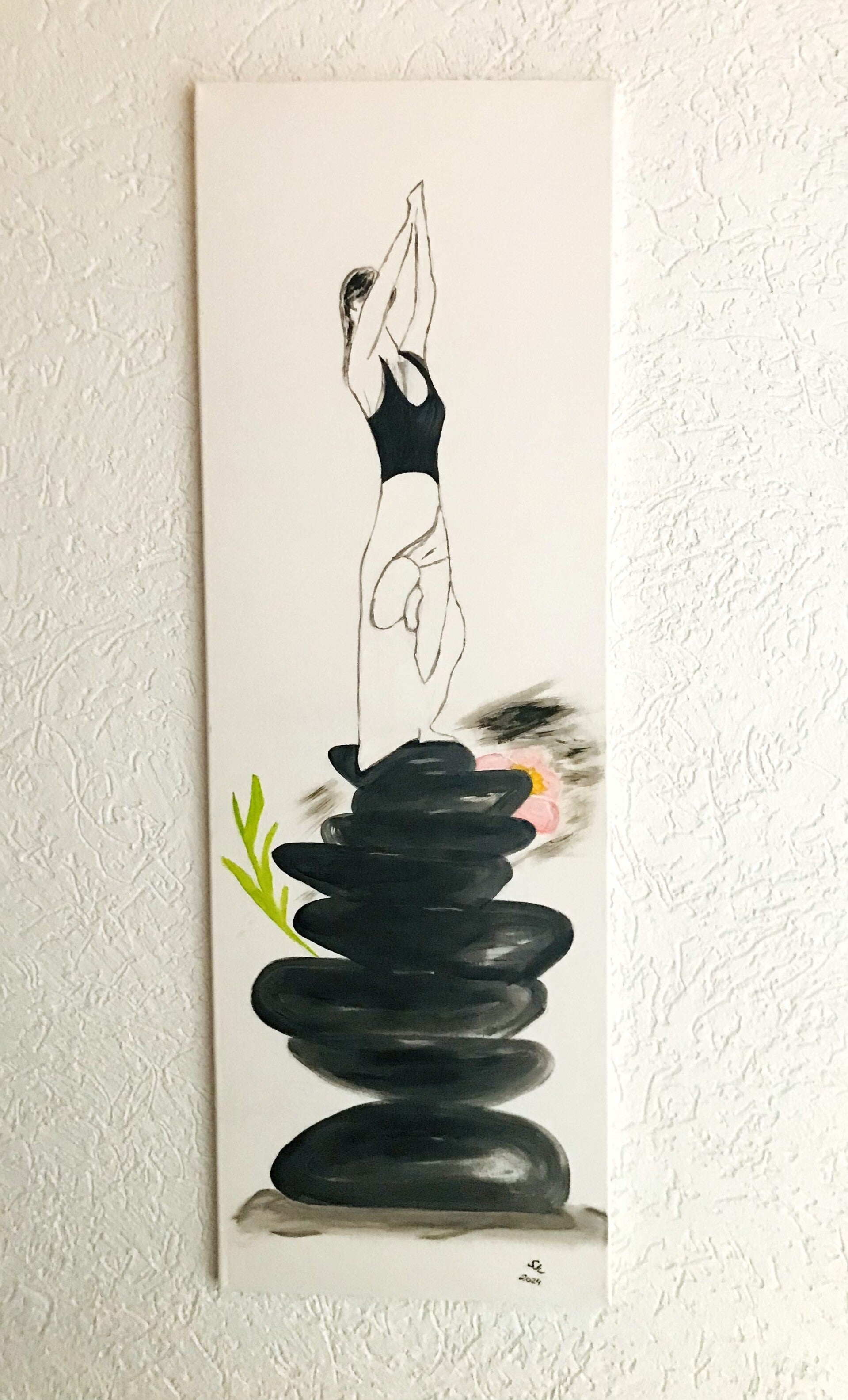 Designer Bild auf Leinwand.  Simonetta`s World "FeelFree".