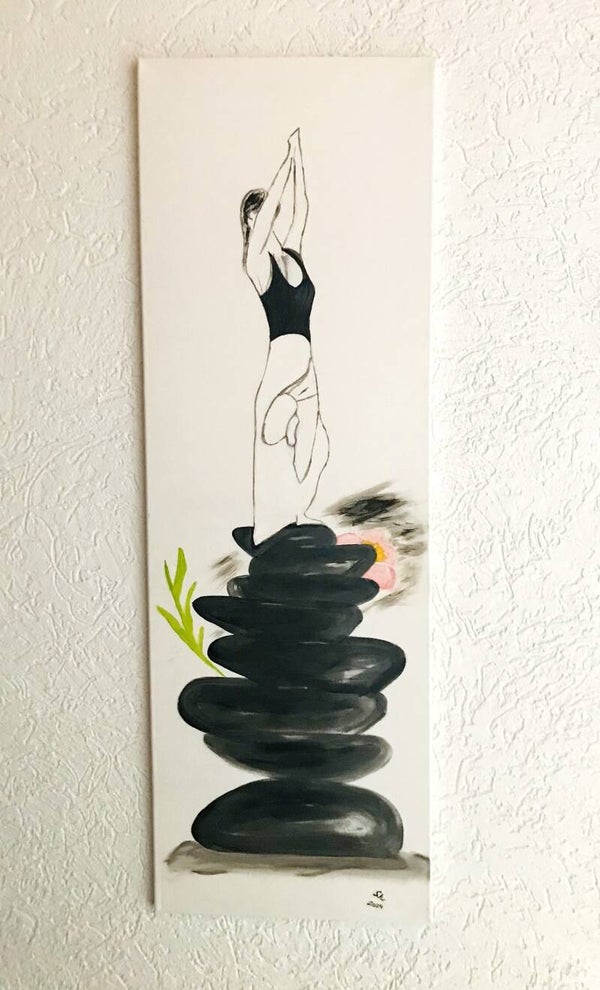 Designer Bild auf Leinwand.  Simonetta`s World "FeelFree".