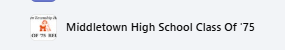 MTHS 1975 Class Blog