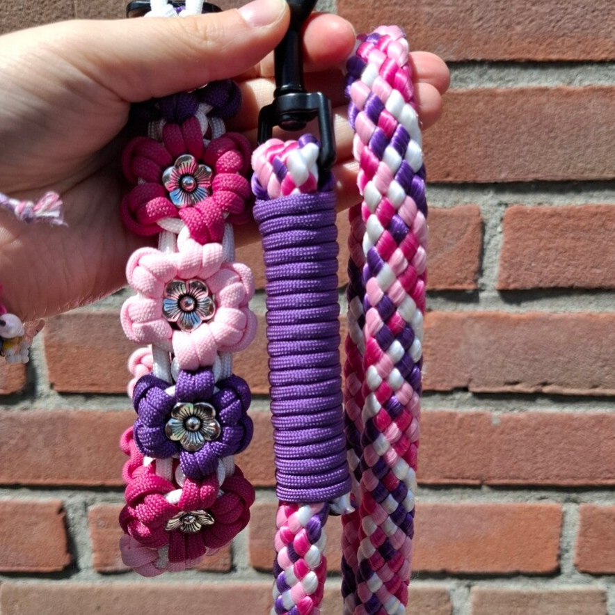 "bloemen" halsband