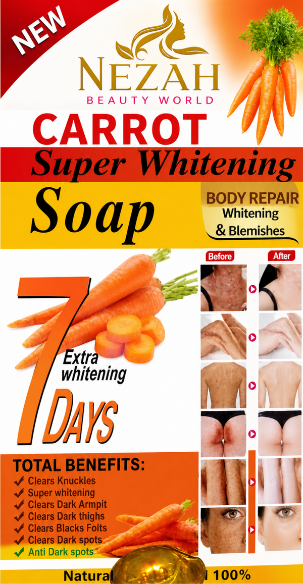 Carrot Super Whitening Soap